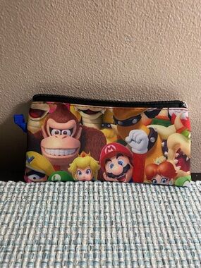 Super Mario Brothers, zipper pencil case, Nintendo, donkey, Kong,2019 nylon